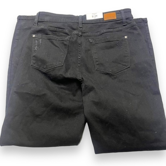 Judy Blue Jeans Womens 29 Black Distressed High Waist NWT - Picture 3 of 8